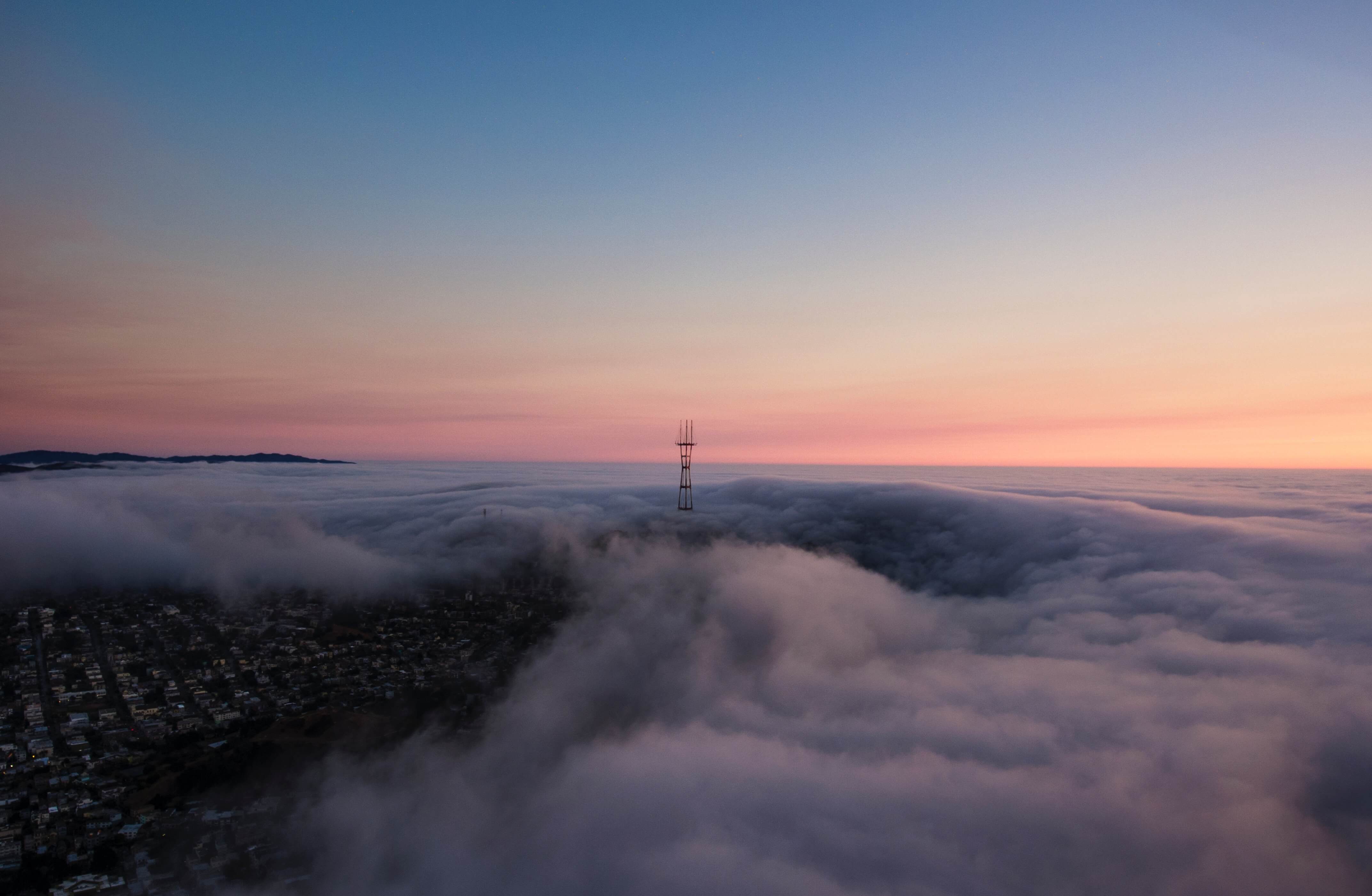 San Francisco in Fog